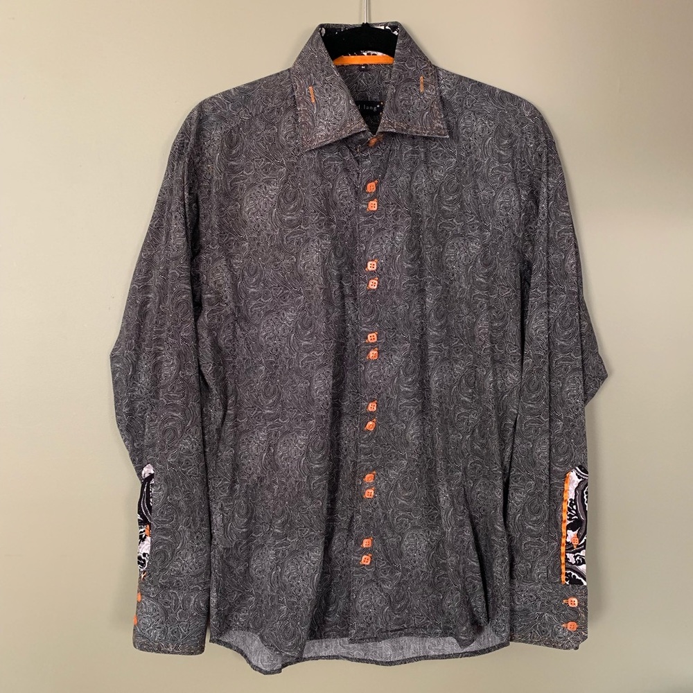 Jared Lang Printed Shirt M